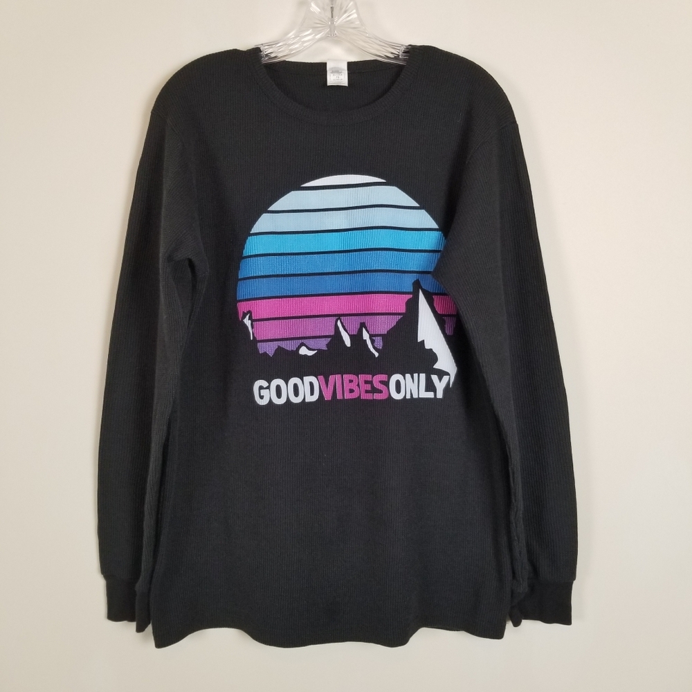 Call Your Mother Good Vibes Only Thermal Shirt XL